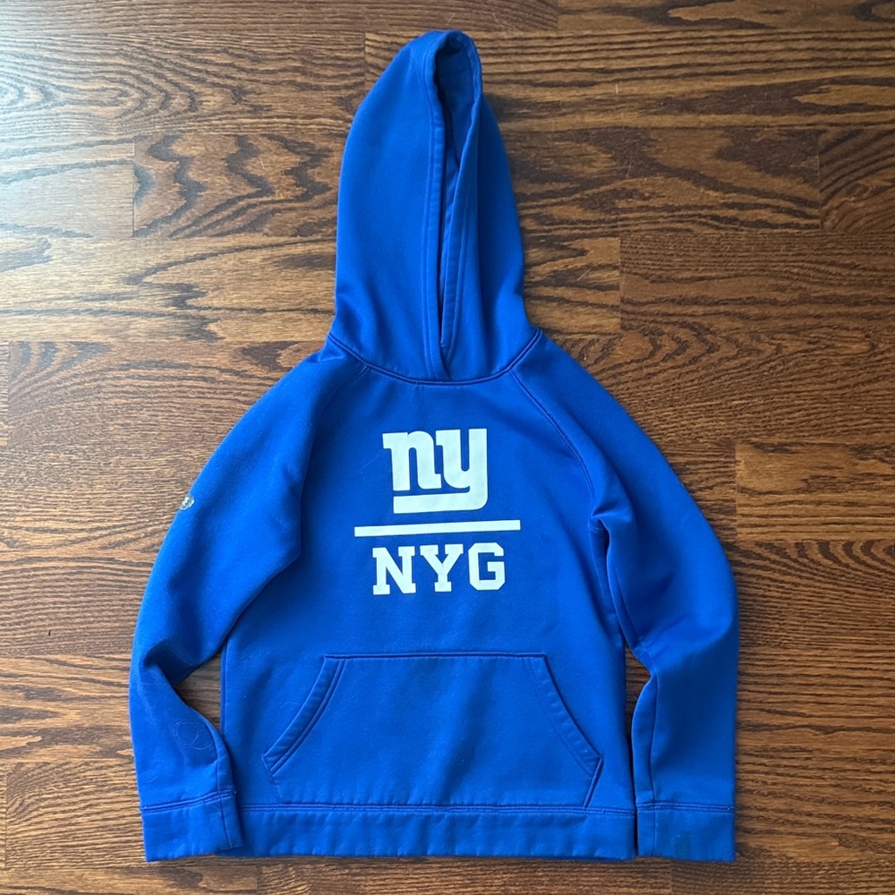 NY Giants Under Armour Royal Blue Kids Hoodie